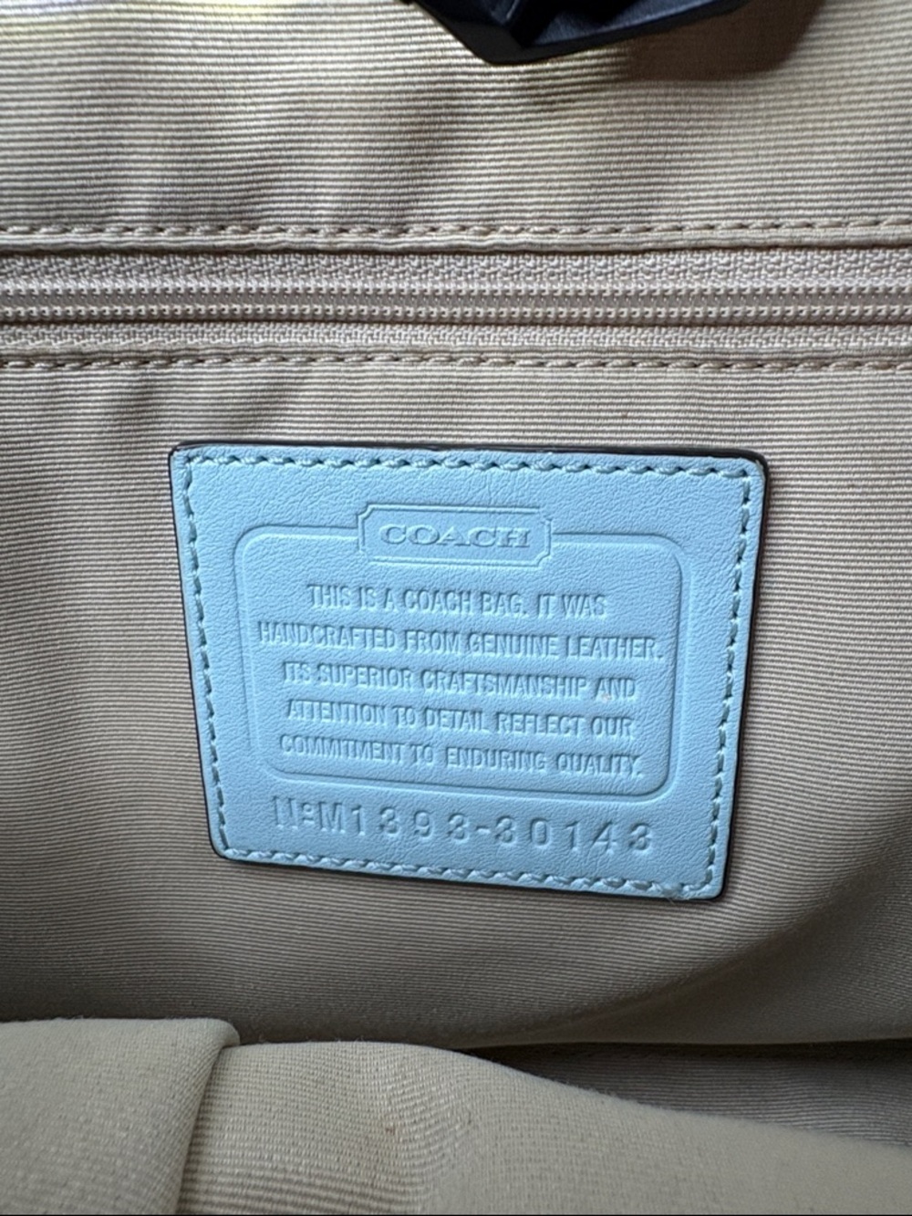 Coach Bleecker Mini Preston Satchel in Sea Mist Pebbled Leather with Strap - Picture 4 of 15
